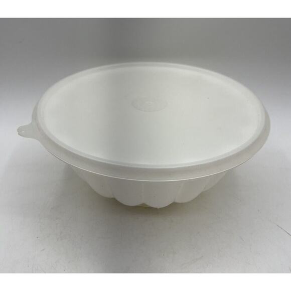 Vintage TUPPERWARE Jell-n-Serve Jello Mold Tray 4 Lid Designs - Picture 2 of 6